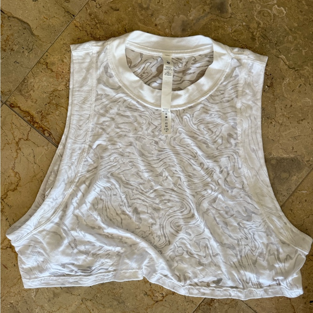 White Sleeveless Women's Top